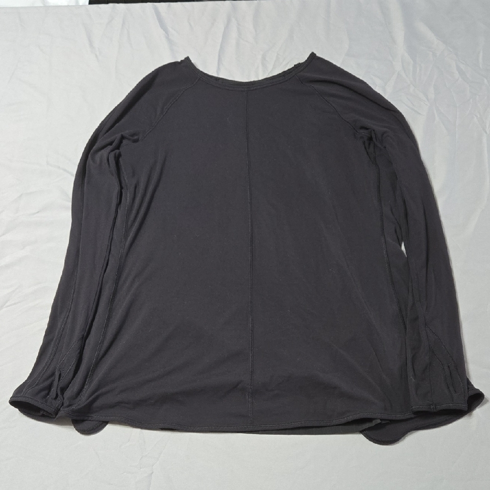 Lululemon Athletica Making Moves Charcoal Long Sleeve Top